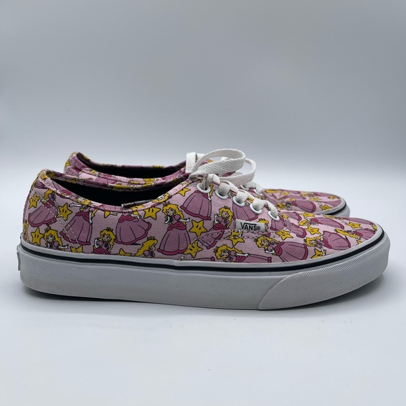 Vans Nintendo Princess Unisex Canvas Skateboarding Shoe- limit edition M 8 W 9.5 - Picture 1 of 7